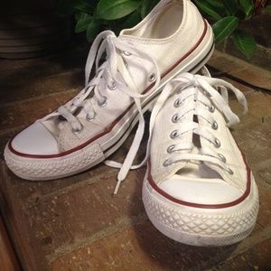 White Converse All Star Size 7